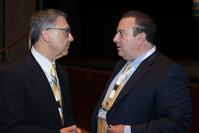 Mr. Kounoupis with the President of the ABA Section of International Law.