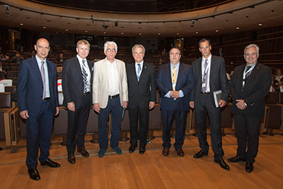 Mr. Kounoupis with the Greek Minister of Justice and several other Justices and Greek Chamber members.