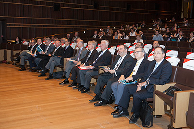 Mr. Kounoupis with several Greek Supreme Court and Appellate Court Justices and the former Chief of Justice. of the Delaware Supreme Court, Justice Steele.